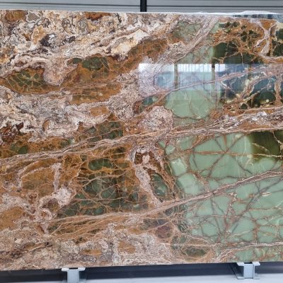 Onyx emerald Metis Marmer Keukenblad