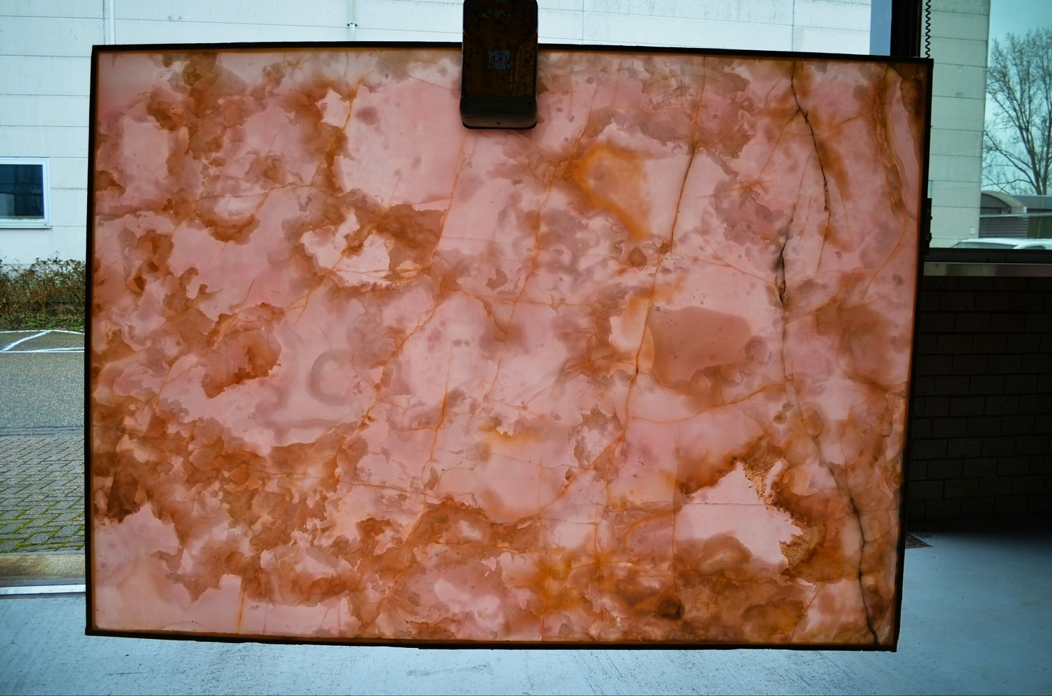 onyx roze Onyx roze Marmer Keukenblad